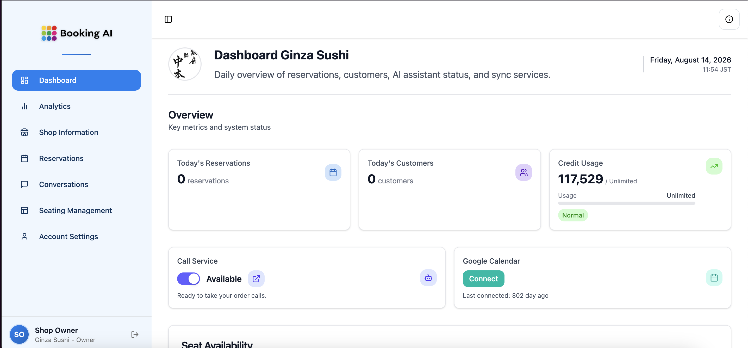 Booking AI — AI Restaurant Reservation System
